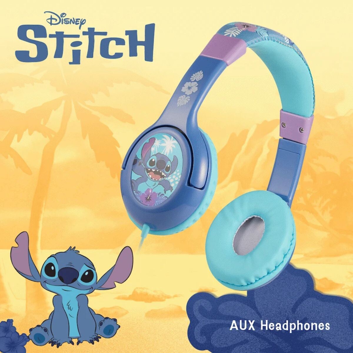STITCH AURICULAR HEADSET CABLE CON STICKERS 