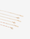 Bijouterie Set Sets temáticos Set De Pulseras En Caja Regalable - Dorado