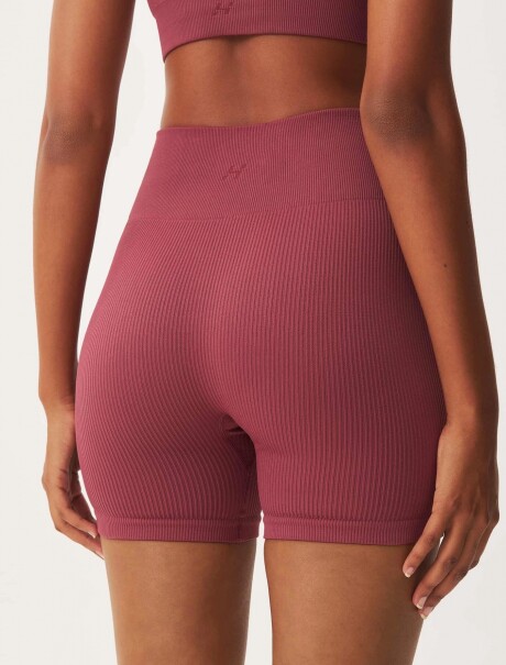 SHORT DEPORTIVO SIN COSTURA ROSADO