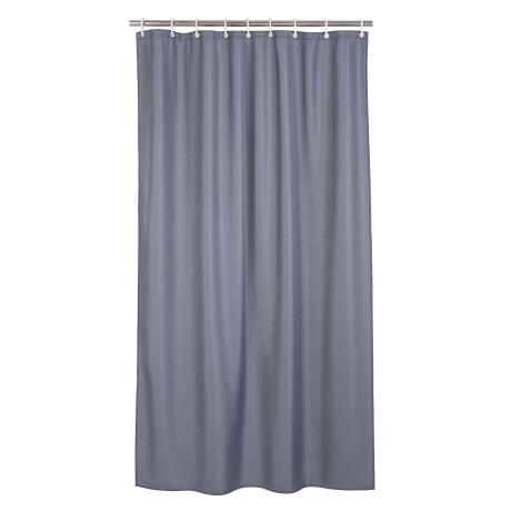 CORTINA BAÑO C/GANCHOS POLIESTER GRIS YALINE