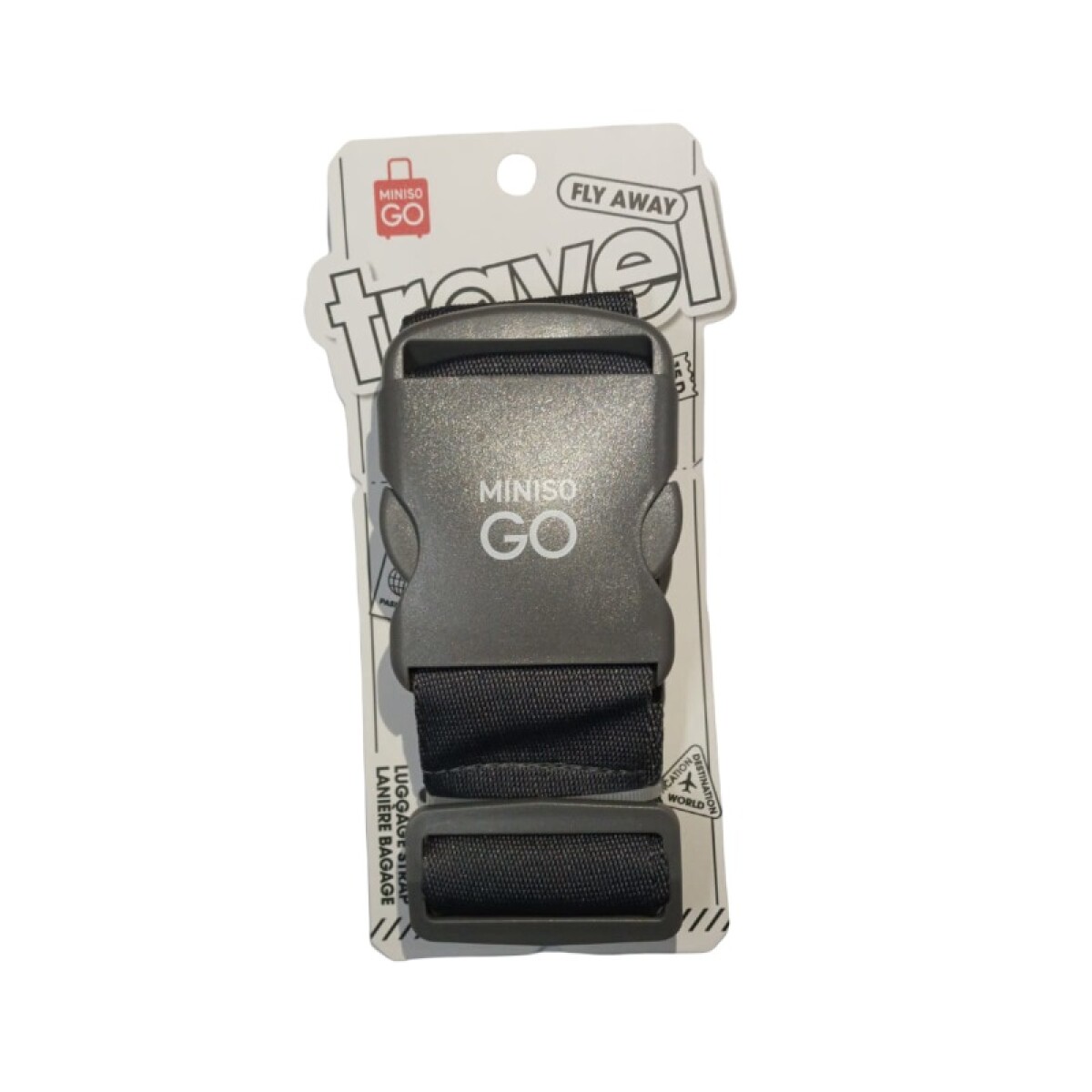 Correa de valija - gris 