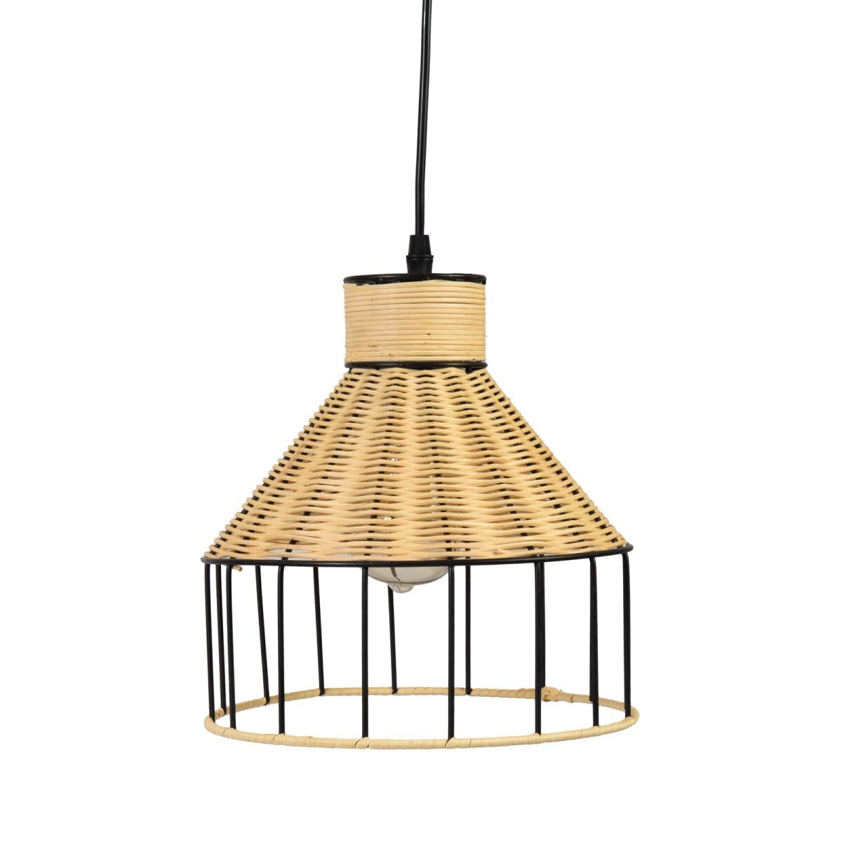 LÁMPARA DE TECHO - RATTAN-Y-METAL NATURAL-BEIGE ML238615 