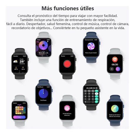 Reloj Inteligente Smartwatch Blackview R30 Max Plateado