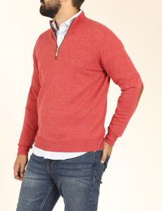 470996 SWEATER MEDIO CIERRE HARRINGTON LABEL Coral