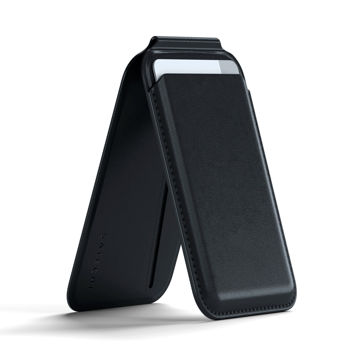 Satechi Wallte MagSafe Cuero Vegano - Black 