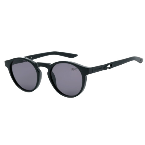 Lentes De Sol De Policarbonato Redondo Reebok Negro/Negro