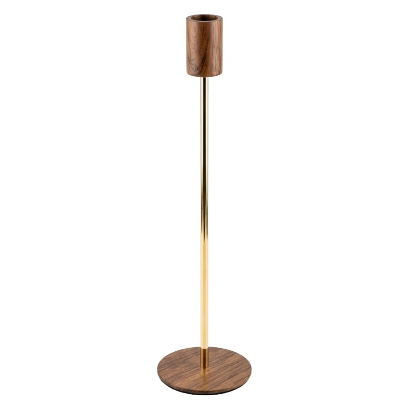 PORTA VELA MARRON/DORADO GDE Unica