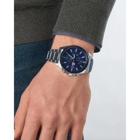 Reloj Análogo Casio Edifice EFV-610DB-2AVUDF Alta Gama Plateado,Azul,Azul