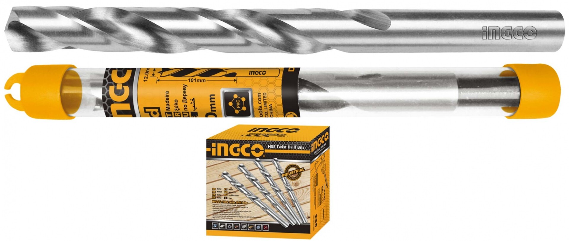 MECHA INDUSTRIAL 8MM HSS METAL INGCO EN TUBO PLASTICO 