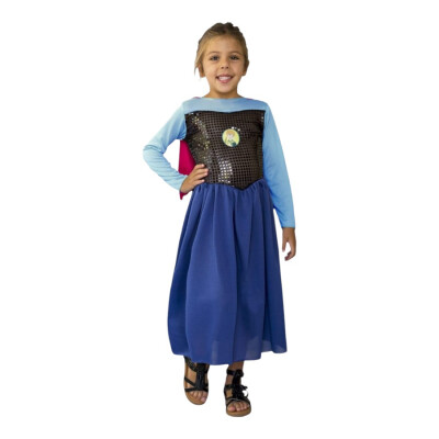Disfraz Princesa Disney Anna Frozen Niñas Talle 1