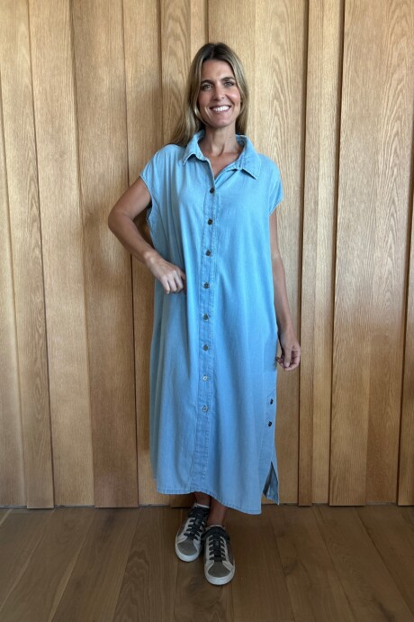 Túnica Oasis Denim Celeste