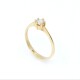 Anillo solitario en oro 18k engarce 6 puntas Anillo solitario en oro 18k engarce 6 puntas