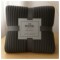 Manta Frazada Polar Suave Invierno 1 plazas Abrigada Gris Oscuro