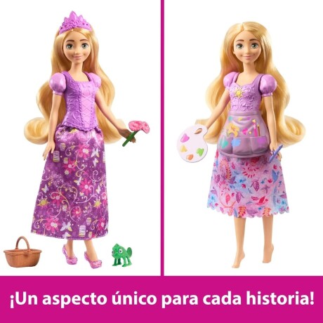 Muñeca Disney Princesas con Mascota y Accesorios RAPUNZEL