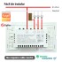 Interruptor Tactil De Pared 1 Ch Zigbee3.0 Moes Interruptor Tactil de Pared 1 CH Zigbee3