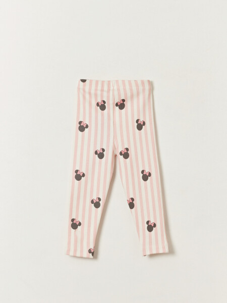 Calza Rayas Minnie Crudo