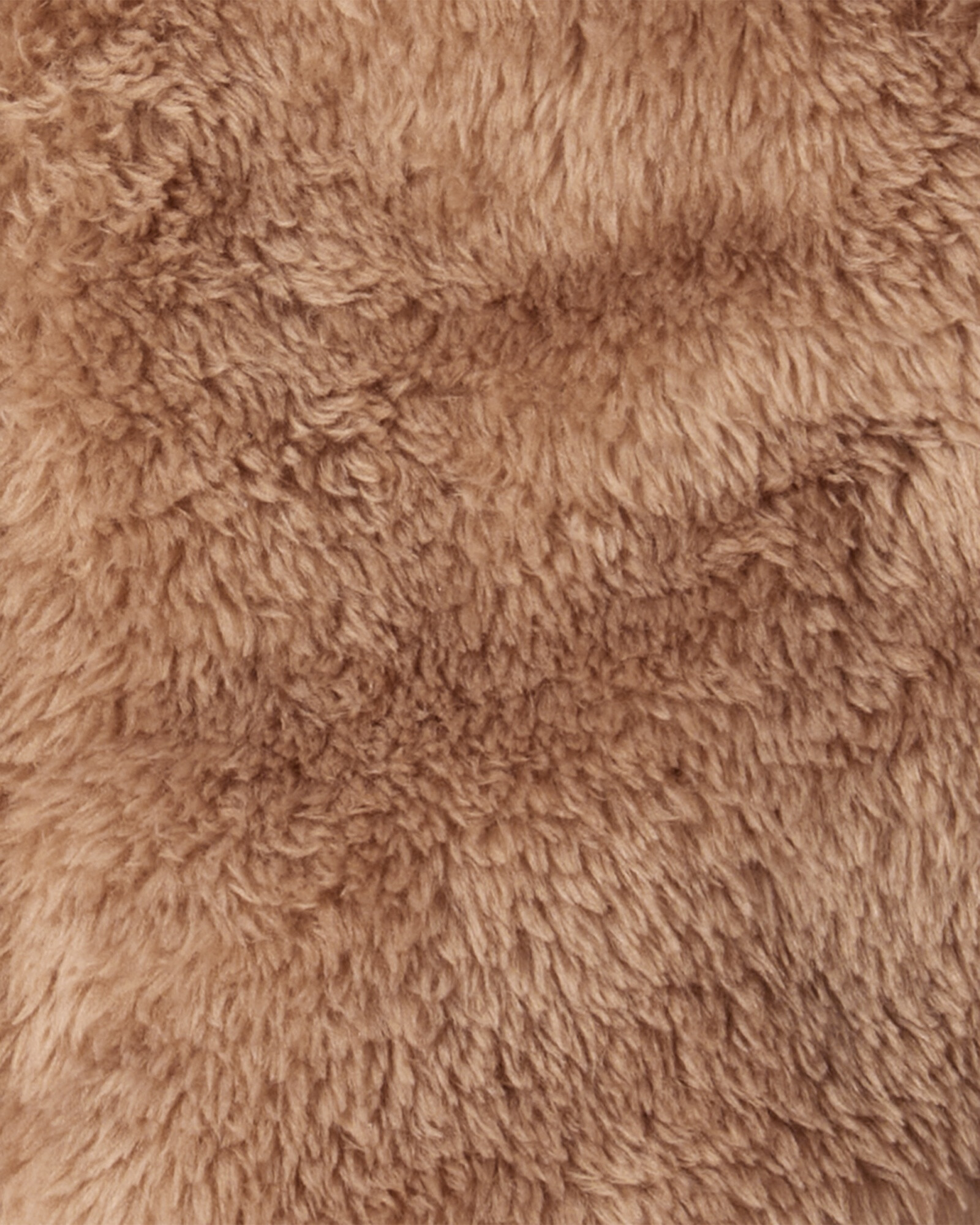 Campera de sherpa, marrón Sin color