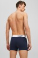 Pack "basic-white" 3 Boxer Clásicos Trunks Navy Blazer