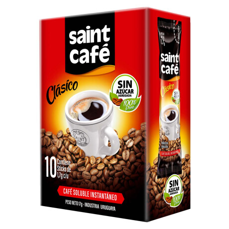 CAFE SOLUBLE SAINT STICK X 10 UN 1.7G CAFE SOLUBLE SAINT STICK X 10 UN 1.7G