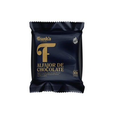 Alfajor de chocolate s/gluten Franks Alfajor Franks Chocolate