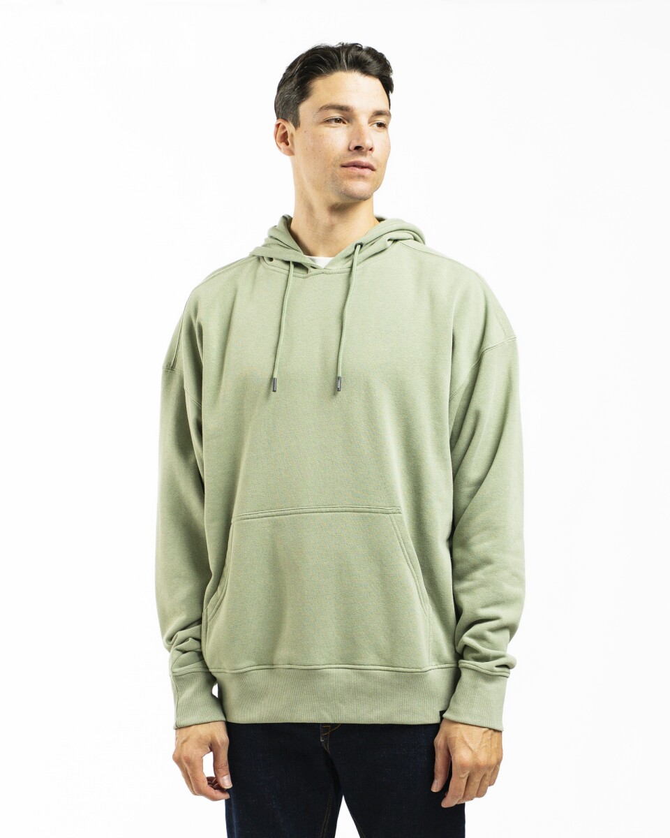 Canguro de Felpa Oversize California - Verde Claro 