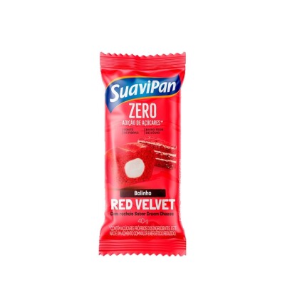 Mini Budín Red Velvet Zero Suavipan 40g Mini Budín Red Velvet Zero Suavipan 40g