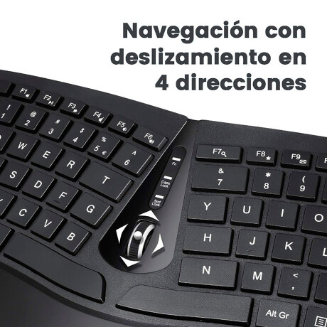 Combo Mouse Y Teclado Ergonómicos Inalámbricos Perixx 606 001