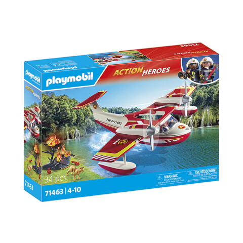 Hidroavión de Bomberos Playmobil 34 Piezas U