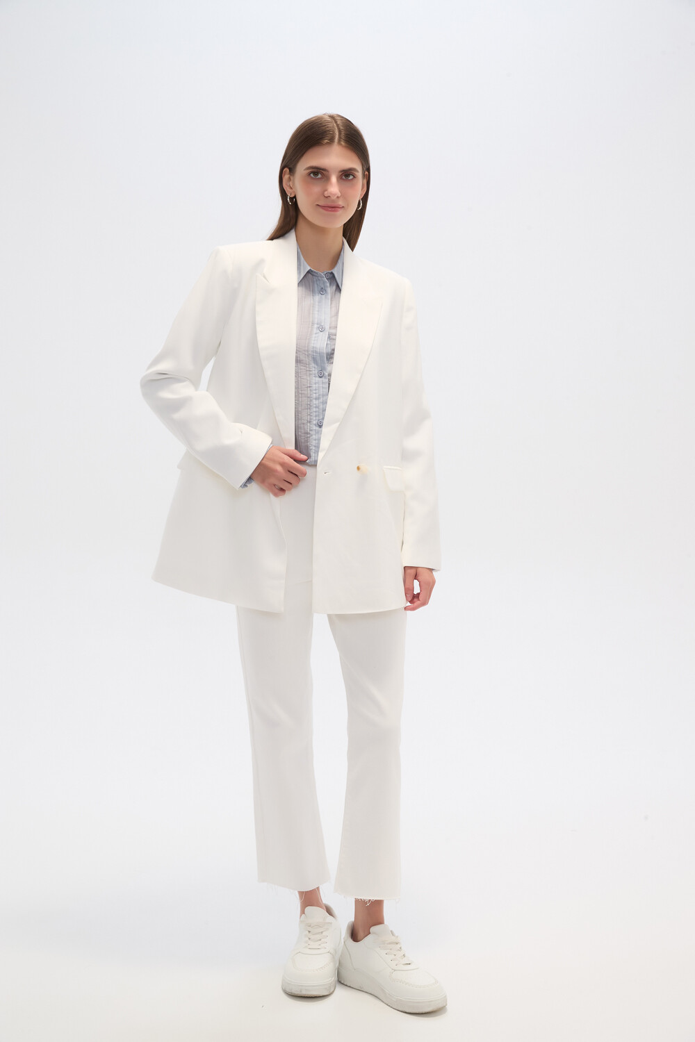 Blazer Sapia Blanco