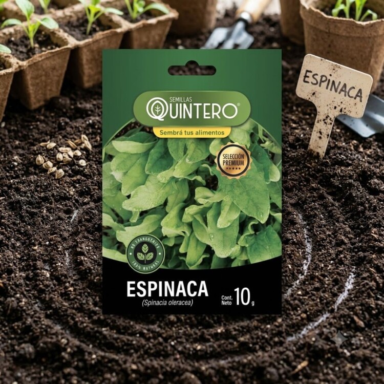 SEMILLAS DE ESPINACA GIGANTE DE INVIERNO 10G SEMILLAS DE ESPINACA GIGANTE DE INVIERNO 10G