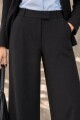 PANTALON P228/25 CINTURA ALTA CON PINZA Y BOLSILLO OJAL Negro