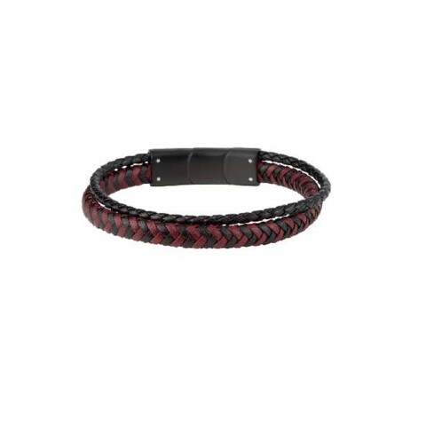 Pulsera en Acero y Cuero Pulsera en Acero y Cuero