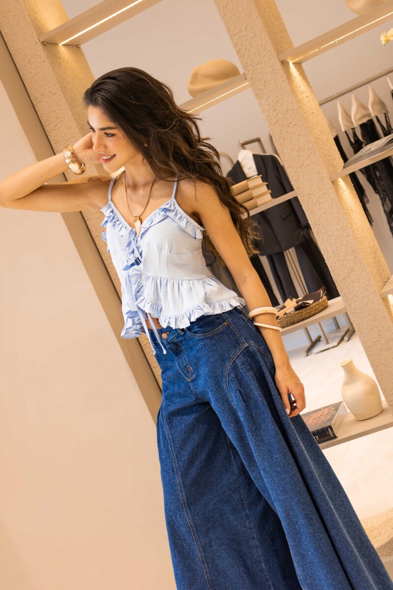 BLUSA MAIA SKY BLUE BLUSA MAIA SKY BLUE