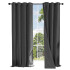 Cortina 100% Blackout 2Paños 140x220 Textura Lino Doble Faz Variante Color Gris Oscuro