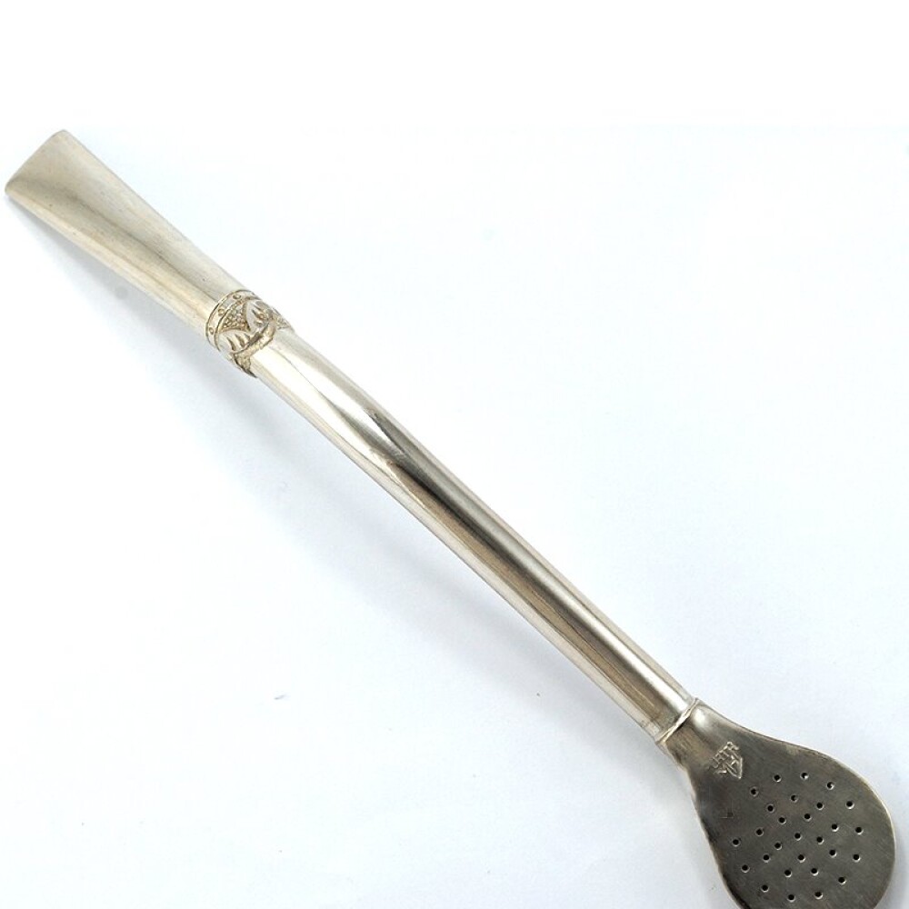 Bombilla plata gruesa boquilla especial Bombilla plata gruesa boquilla especial