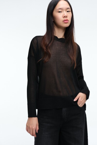 SWEATER BASE Negro