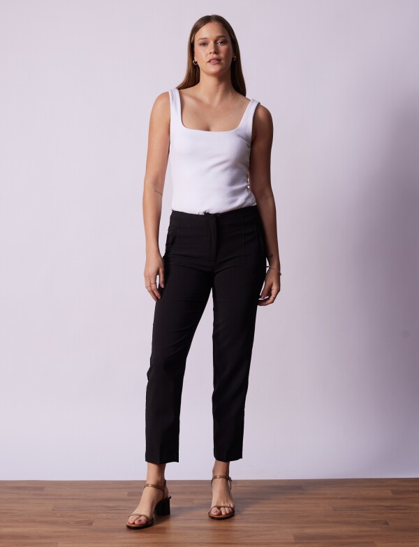 Pantalon Slim Ankle NEGRO