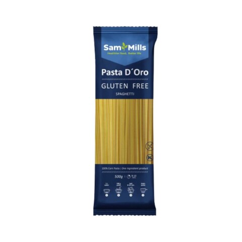 PASTA SIN GLUTEN SAM MILLS SPAGHETTI MAIZ - 500 grs Pasta Sin Gluten Sam Mills Spaghetti Maiz - 500 Grs