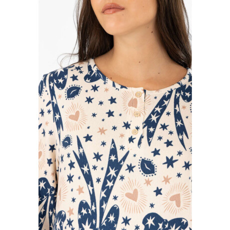 Pijama lucky girl peach Marfil