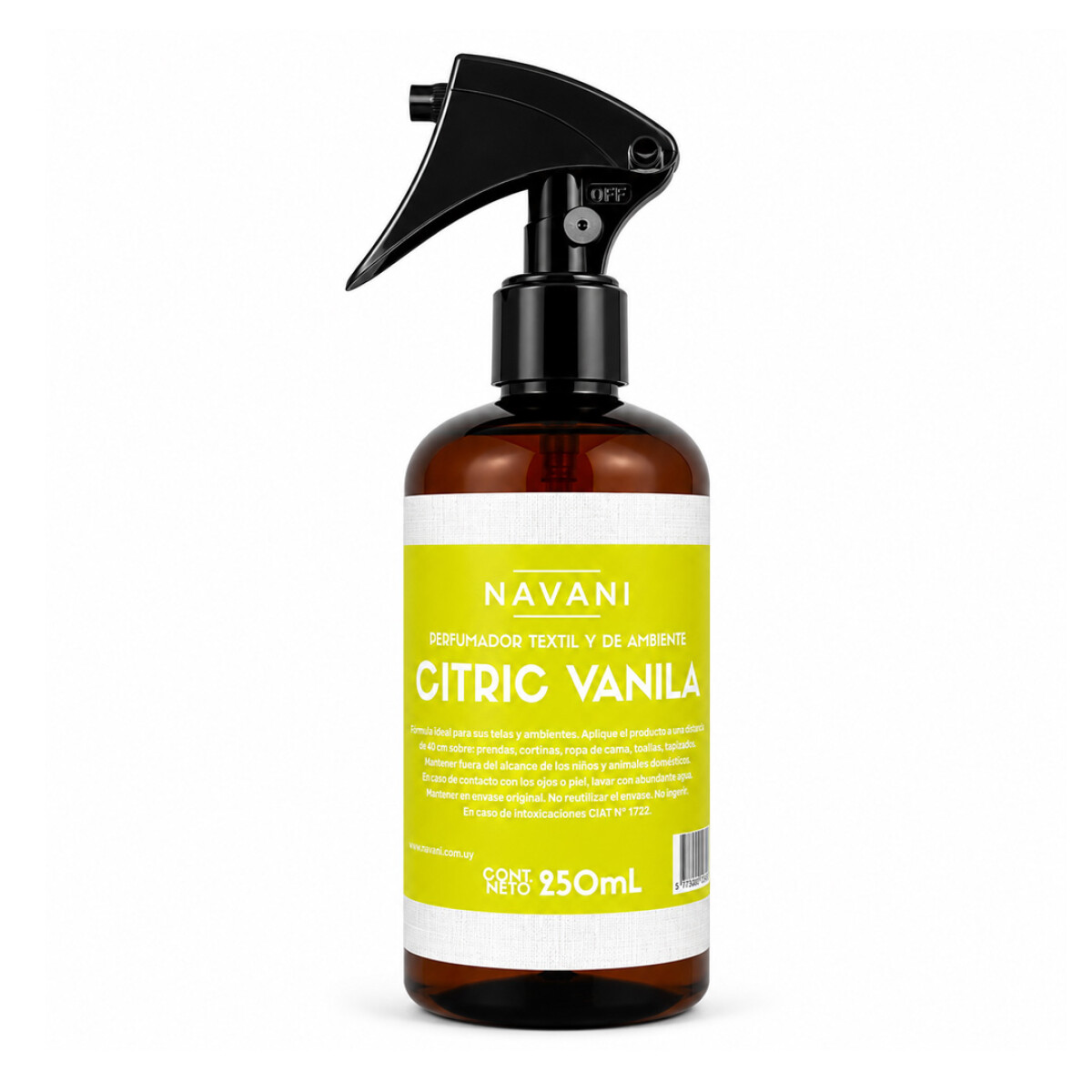 Perfumador Textil NAVANI Citric Vanila - 250ml 