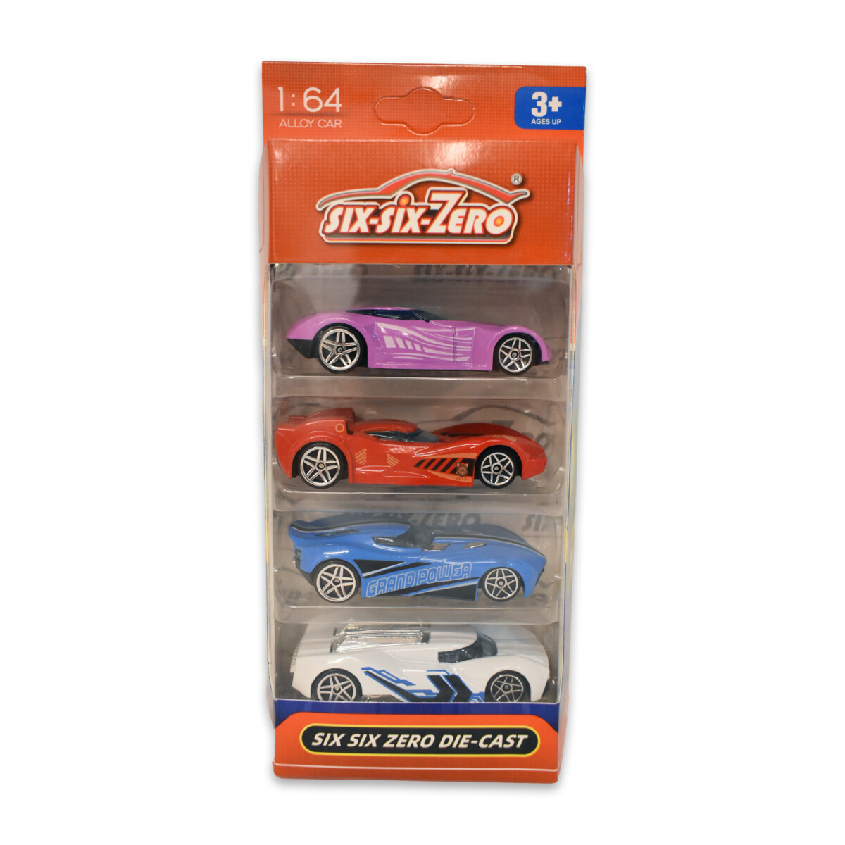 Set de 4 Mini Autos Juguetes Metálicos Colección - Varios 