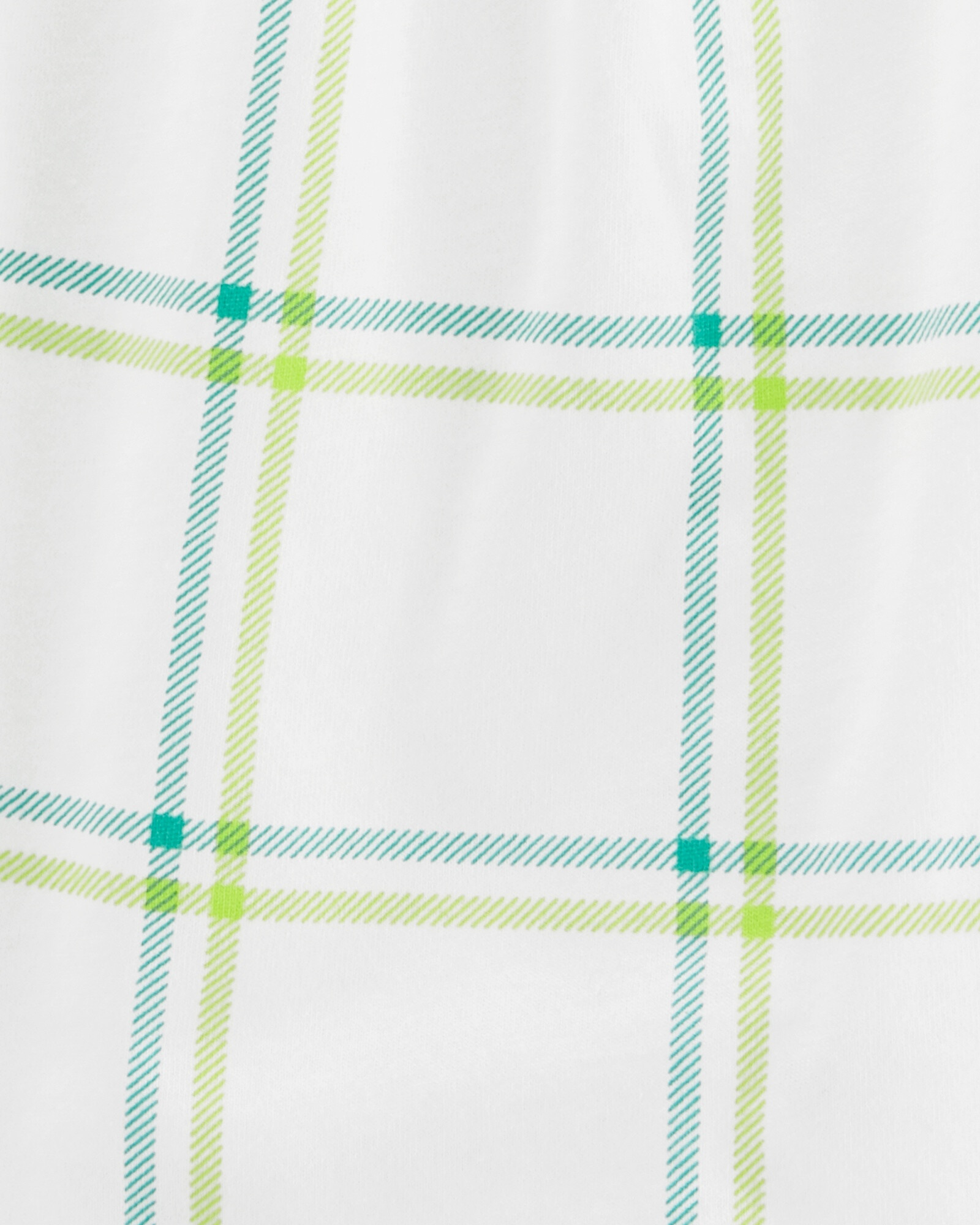 Vestido solera de algodón diseño a cuadros Sin color