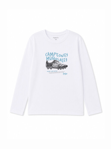 REMERA CAMPEONES BLANCO