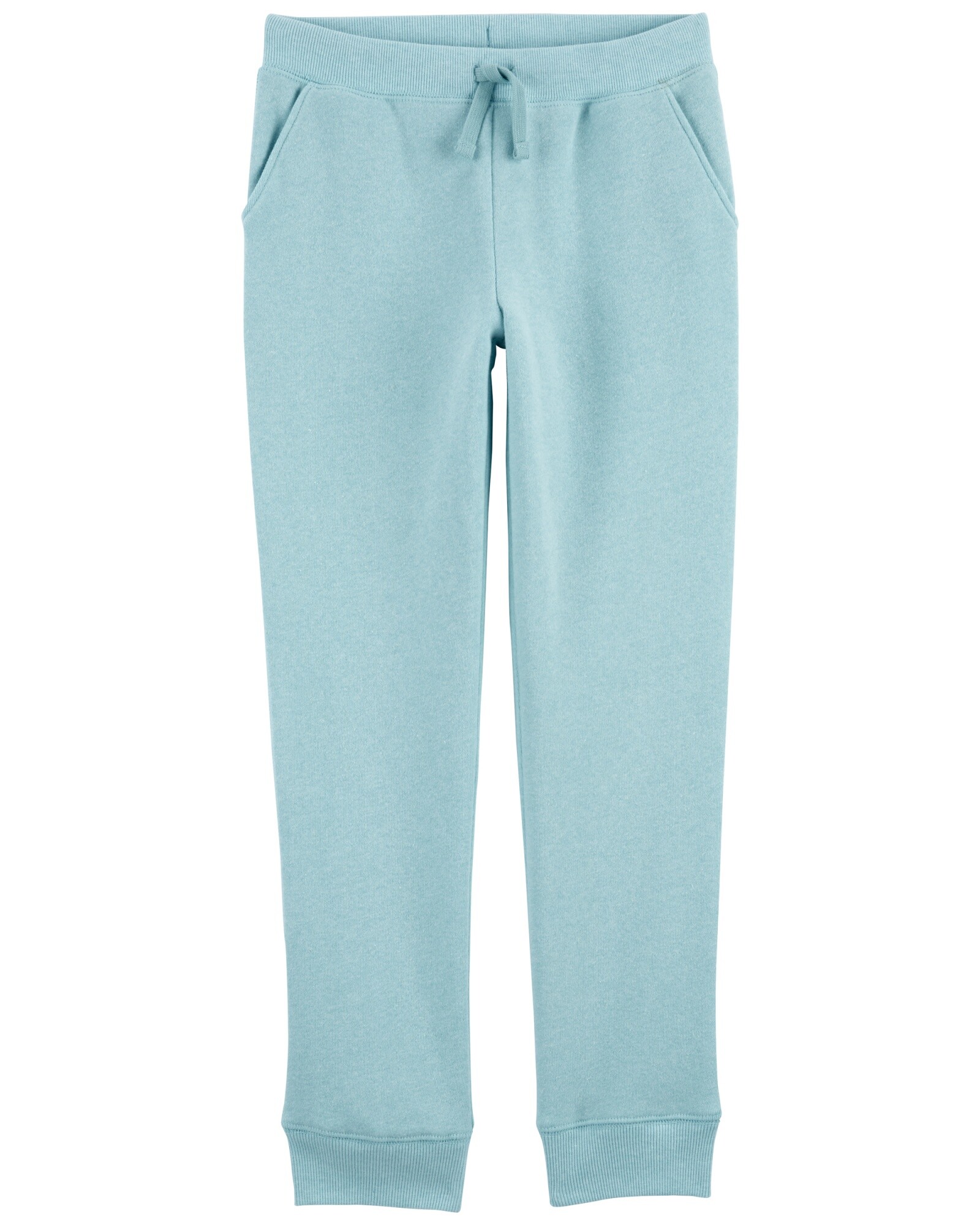 Pantalón deportivo de algodón, celeste Sin color