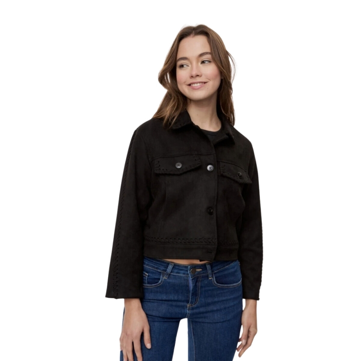 CAMPERA HICKOK S-L - NEGRO 
