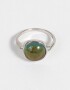 Anillos Medianos y Grandes Piedra Anillo Con Piedra - Plateado