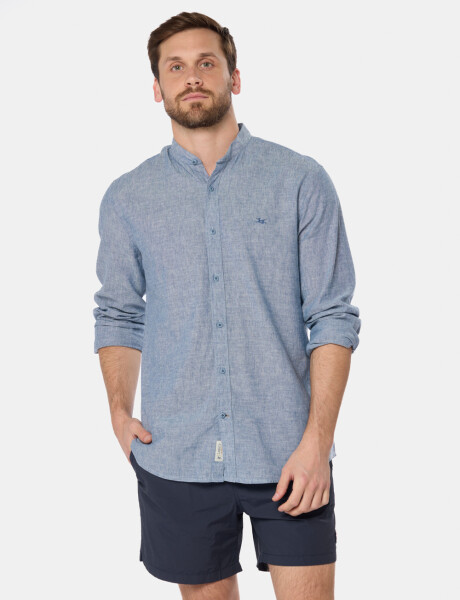 SHORT DE BAÑO LISO Azul