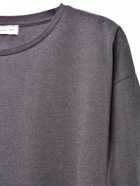 REMERA SHINE GRIS OSCURO