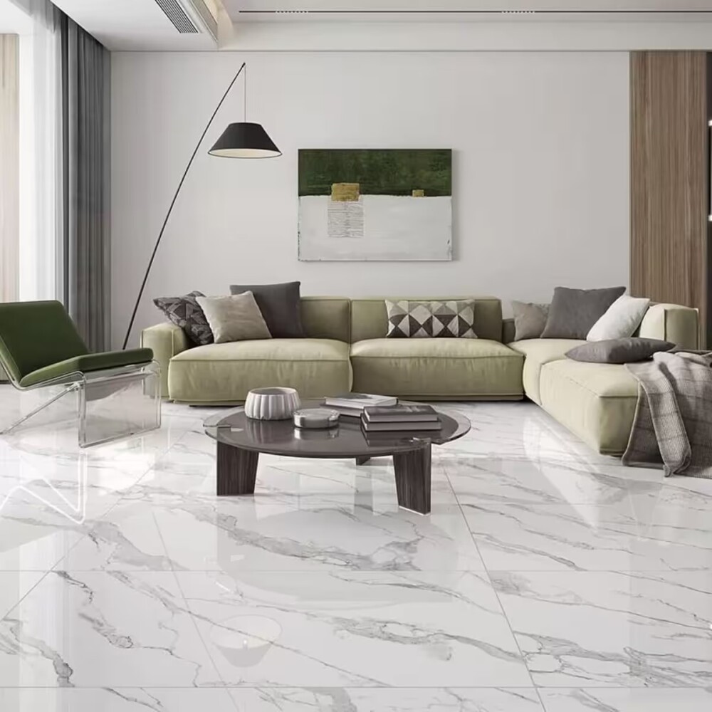 Gres Statuario 60x120 cm Pulido Brillante y Rectificado Gres Statuario 60x120 Cm Pulido Brillante Y Rectificado