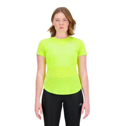 Remera New Balance de Dama - WT23222THW GREEN
